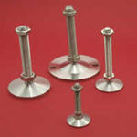 All stainless steel adjustable feet