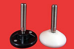 Adjustable Levelling feet - 12mm  stem with plastic base (prod)