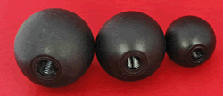Plastic ball-knobs