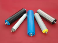 Conveyor rollers - stainless steel, mild steel, and plastic